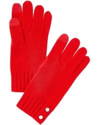 Phenix - Pearl Button Cuff Cashmere Gloves - Lyst