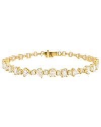Maitre De Diamant - 14K 5.30 Ct. Tw. Lab-Grown Diamond Mixed-Shape Diamond Tennis Bracelet - Lyst