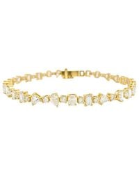Maitre De Diamant - 14K 5.30 Ct. Tw. Lab-Grown Diamond Mixed-Shape Diamond Tennis Bracelet - Lyst