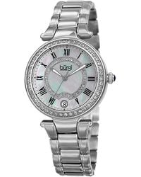 Burgi - Burgi Stainless Steel Watch - Lyst