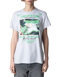 Zadig & Voltaire - Zoe T-shirt - Lyst