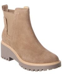 Dolce Vita Haily Suede Ankle Boot - Natural