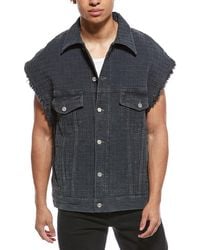 Givenchy - Oversized 4G Denim Vest - Lyst