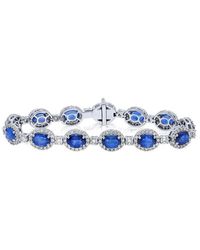 Diana M. Jewels - Fine Jewelry 18k 15.90 Ct. Tw. Diamond & Sapphire Bracelet - Lyst