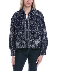 Free People - Bandana Jacquard Shirt - Lyst