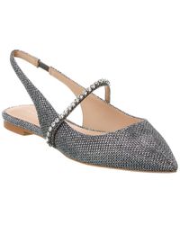 Stuart Weitzman - Crystalline Mesh Slingback Flat - Lyst