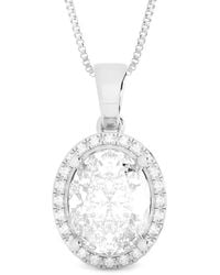 Amairah - 14K 2.00 Ct. Tw. Lab-Grown Diamond Pendant Necklace - Lyst