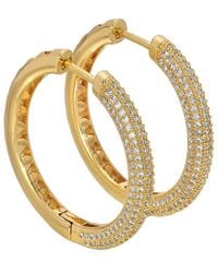 Eye Candy LA - Cz Hoop Earring - Lyst