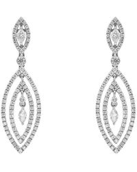 Monary 14k 1.35 Ct. Tw. Diamond Earrings - Metallic