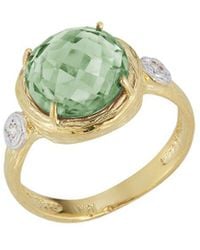 Reiss - 14k 3.28 Ct. Tw. Diamond & Green Amethyst Ring - Lyst