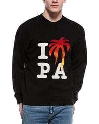 Palm Angels - Wool & Cashmere-Blend Crewneck Sweater - Lyst