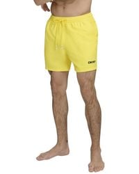 DKNY - Modern Euro Swim Trunk - Lyst