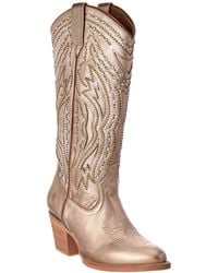 Frye - Shelby Studded Leather Boot - Lyst