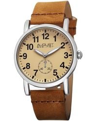 August Steiner - Leather Watch - Lyst