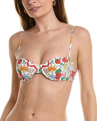Tory Burch - Printed Underwire Bikini Top - Lyst