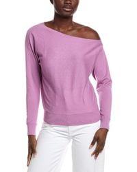 Minnie Rose - Off-The-Shoulder Cashmere-Blend Sweater - Lyst