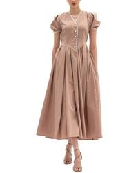 BGL - Sleeveless Midi Dress - Lyst