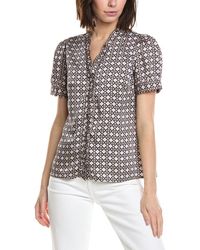Cece - Ruffle-Trim Top - Lyst