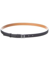 Loewe - Anagram Cube Leather Belt - Lyst