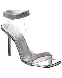 AMINA MUADDI - Rih Vinyl & Leather Sandal - Lyst