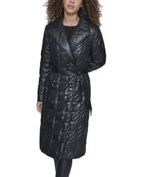 KARL LAGERFELD - Quilted Puffer Coat - Lyst