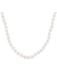 Splendid - 14k 5-6mm Akoya Pearl Necklace - Lyst