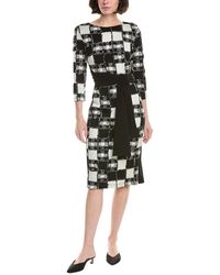 Joseph Ribkoff - Waist-Tie Midi Dress - Lyst
