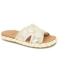 Gentle Souls - Tristan Raffia Sandal - Lyst