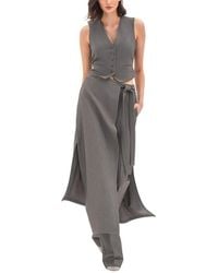 BGL - 3pc Vest, Pant, & Skirt Set - Lyst