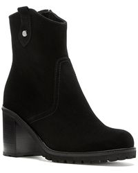 La Canadienne - Bessie Waterproof Suede Bootie - Lyst
