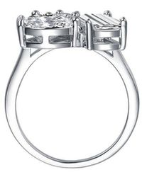 Genevive Jewelry - Diamond Cz Statement Ring - Lyst