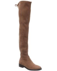 womens over the knee brown suede boots