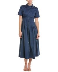 Anne Klein - Midi Shirtdress - Lyst