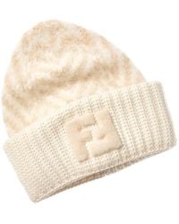 Fendi - Ff Alpaca & Wool-Blend Beanie - Lyst