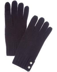 Phenix - Pearl Button Cuff Cashmere Gloves - Lyst