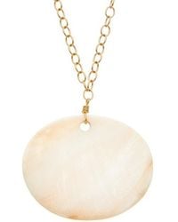 Kenneth Jay Lane - Plated Pendant Necklace - Lyst