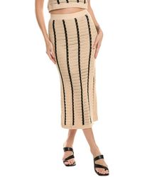 Daisy Lane - Striped Midi Skirt - Lyst