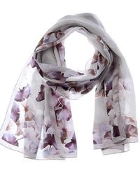 Jimmy Choo - Logo Silk Scarf - Lyst