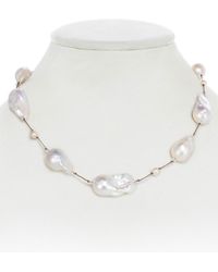 Margo Morrison - New York Silver 5-18mm Pearl Short Necklace - Lyst