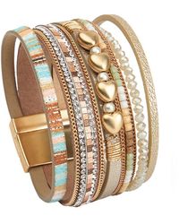 Saachi - Quad Heart Bracelet - Lyst