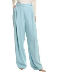 Oscar de la Renta - Silk-Blend Georgette Pant - Lyst