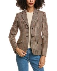 Prada - Checked Wool & Cashmere-Blend Tweed Blazer - Lyst