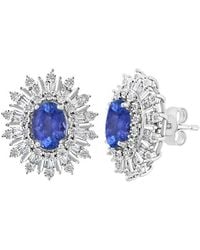 Effy Fine Jewelry - 14K 2.05 Ct. Tw. Diamond & Tanzanite Earrings - Lyst