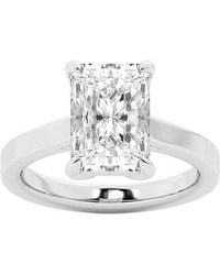 Lab Grown Diamonds - 14K 7.00 Ct. Tw. Lab-Grown Diamond Solitaire Engagement Ring - Lyst