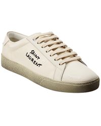 Saint Laurent Court Classic Sneakers for Women - Up to 45% off at 