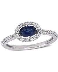 Rina Limor - 14k 0.79 Ct. Tw. Diamond & Sapphire Ring - Lyst