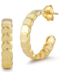 Chloe and Madison - 14k Over Silver Hoops - Lyst