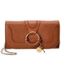 See By Chloé - Hana Leather Wallet On Chain - Lyst