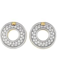 Tiffany & Co. - 18K Two-Tone 0.35 Ct. Tw. Diamond Earrings (Authentic Pre-Owned) - Lyst