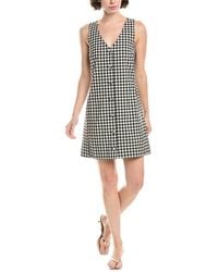 Madewell - V-Neck Mini Wool-Blend Vest Dress - Lyst